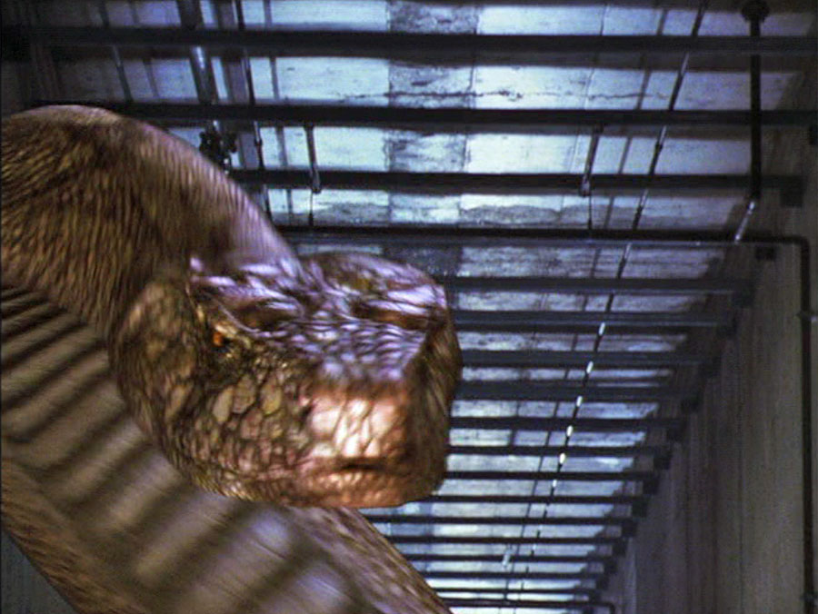 The giant snake in New Alcatraz (2002)