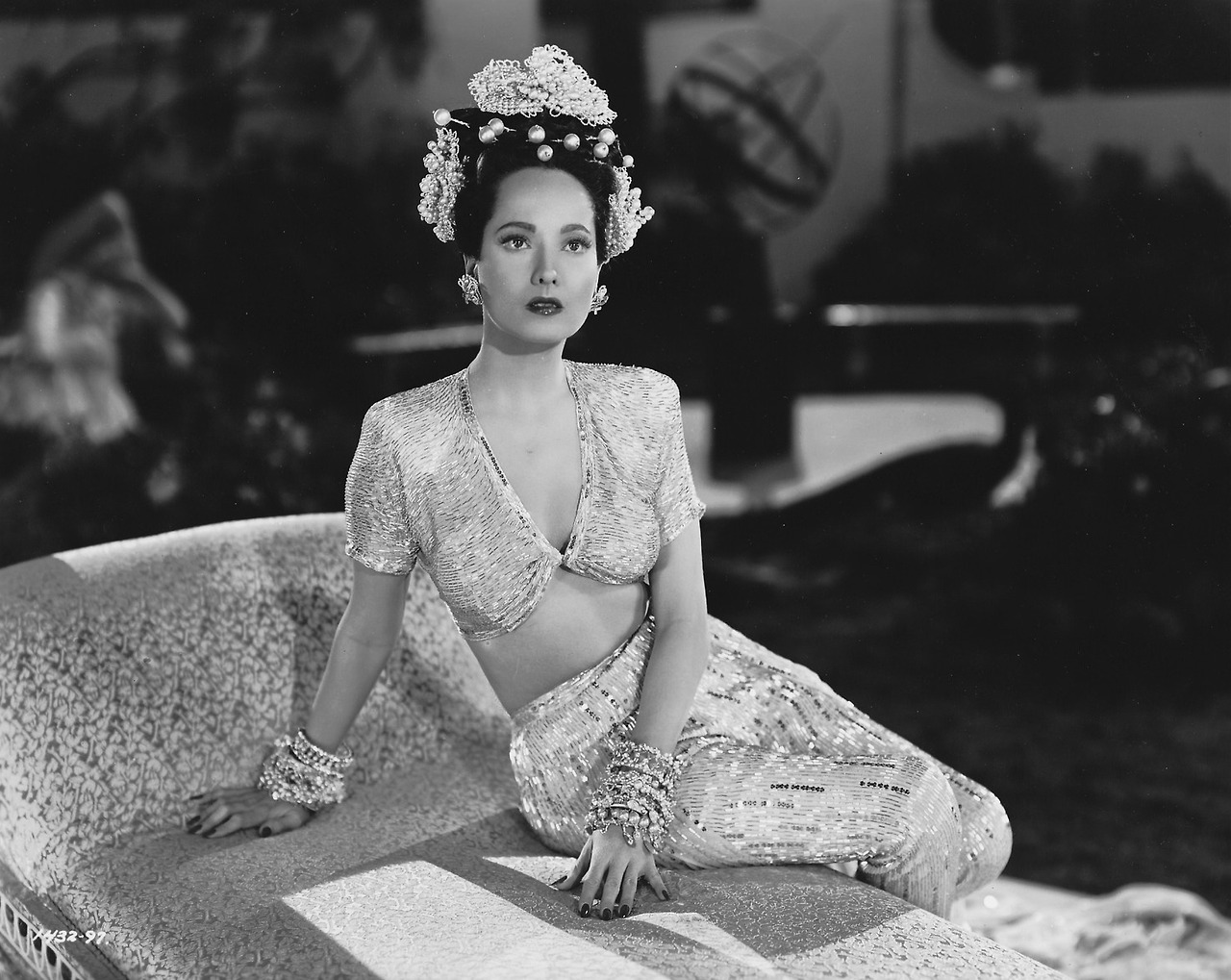Merle Oberon as Princess Delerae in Night in Paradise (1946)