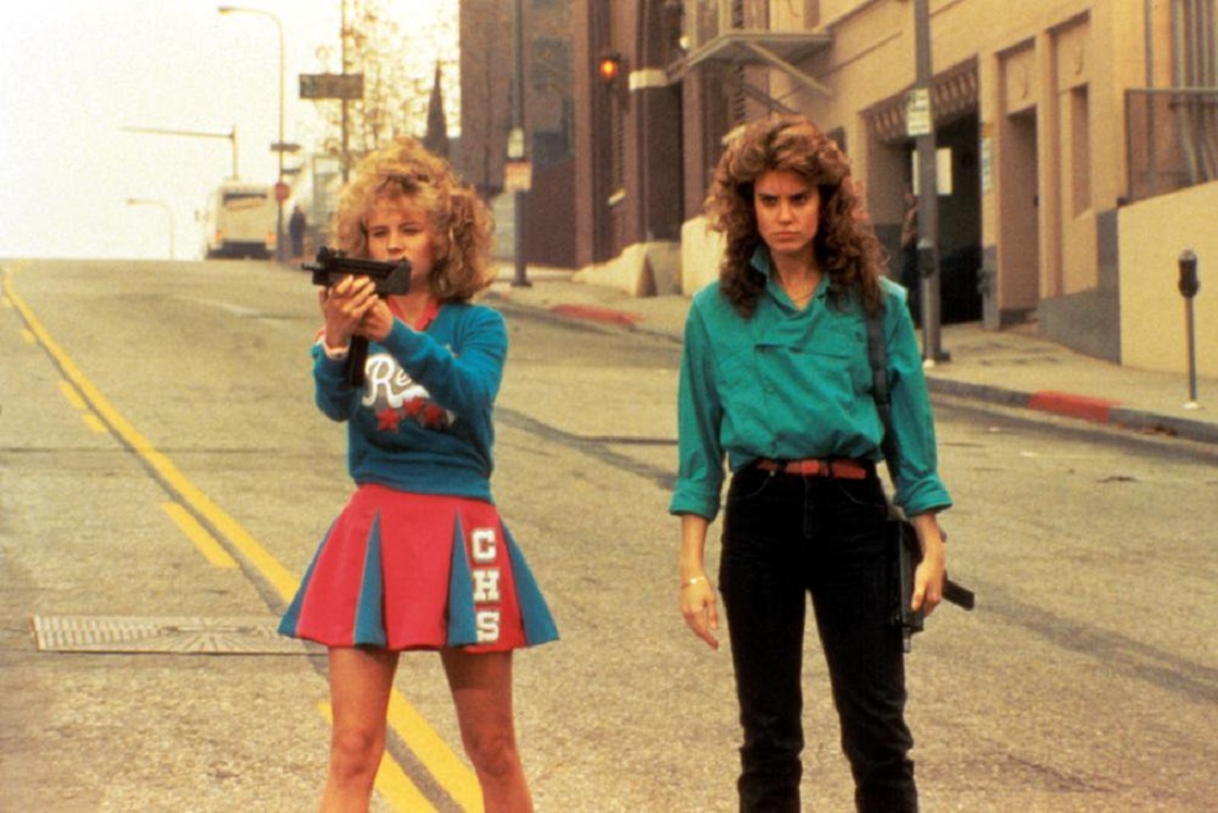 Sisters Kelli Maroney and Catherine Mary Stewart in Night of the Comet (1984)