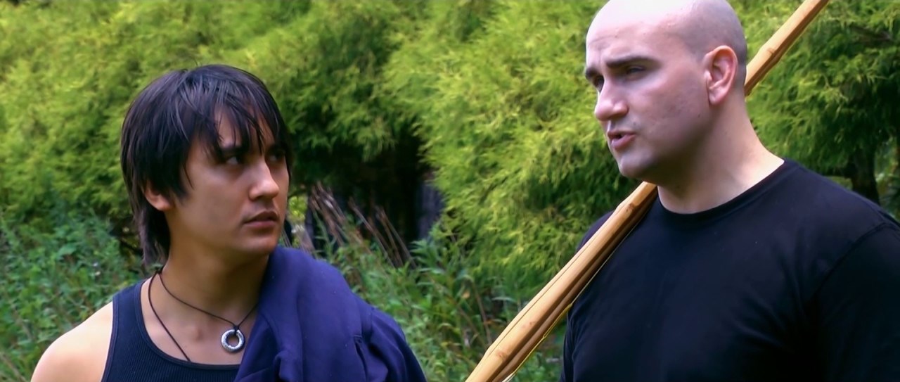 Jay Saunders and Cory Okouchi in Ninjas vs Vampires (2010)