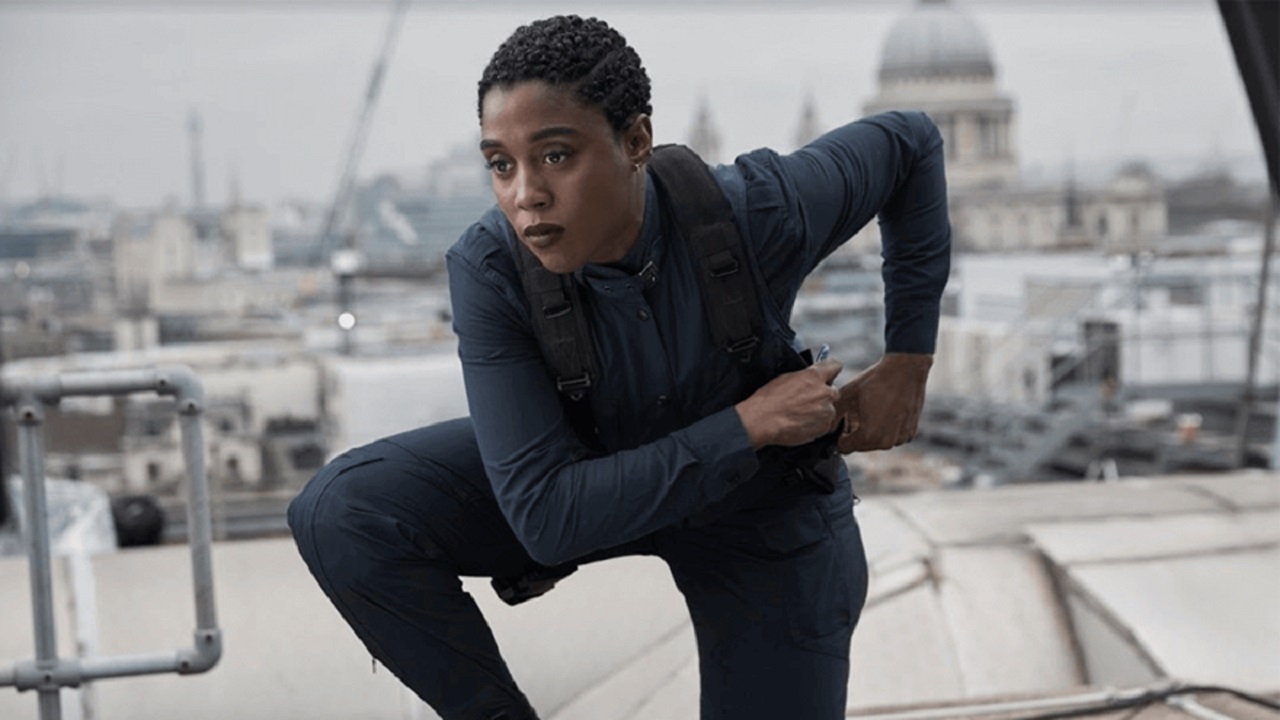 Lashana Lynch as the replacement 007 Nomi in No Time to Die (2021)