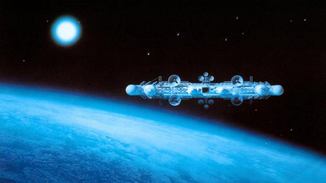 NThe space station from The oahs Ark Principle (1984)