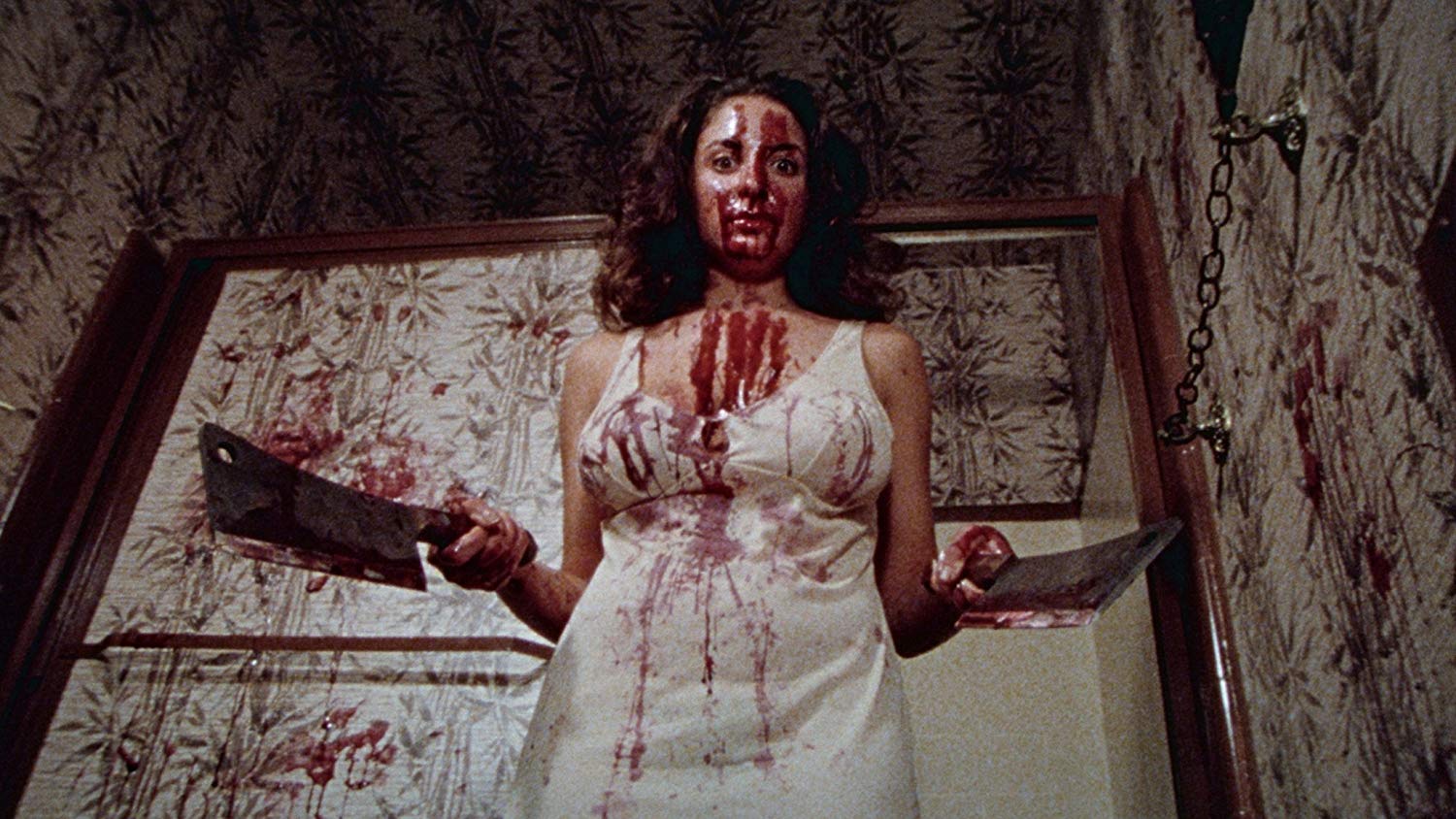 A possessed Jill Jacobson in Nurse Sherri (1978) 