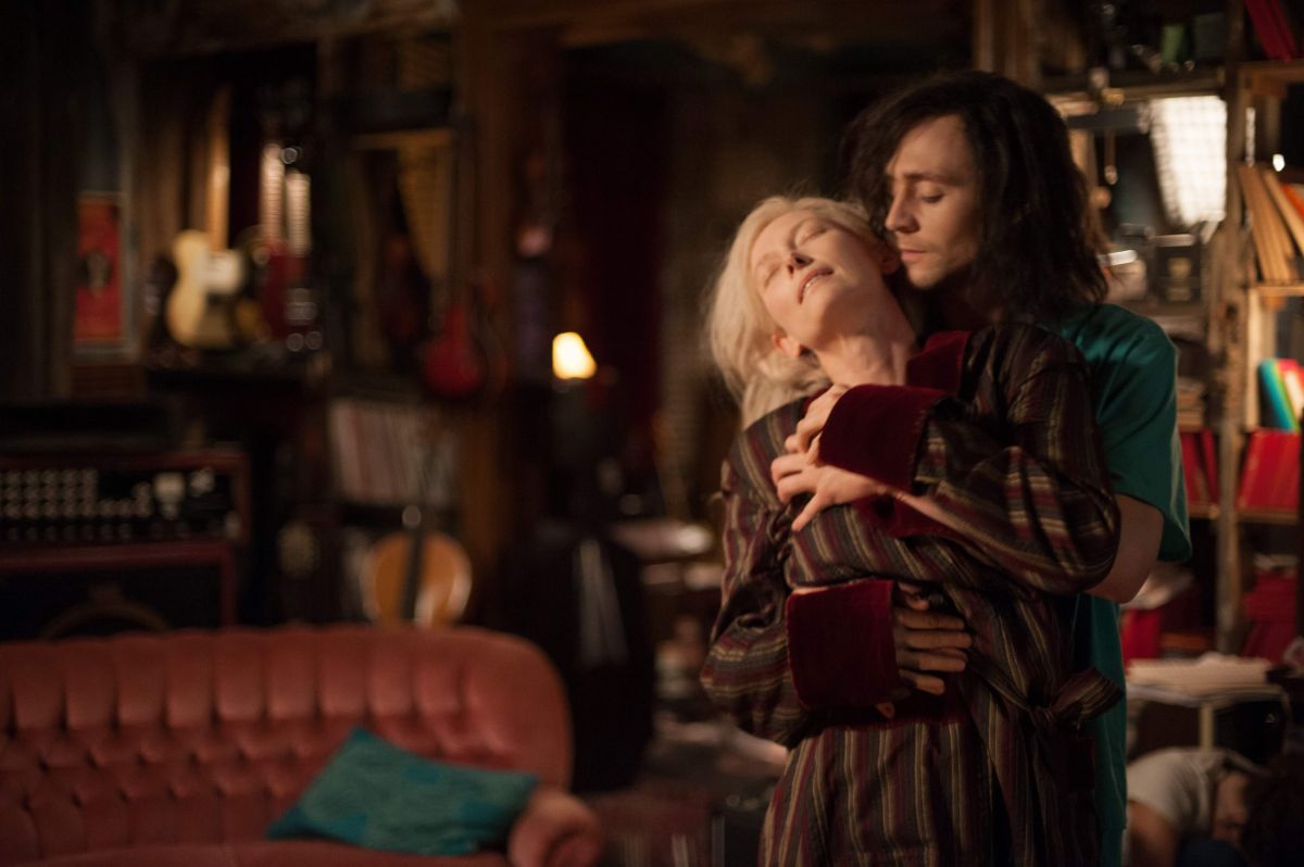 Vampire lovers Eve (Tilda Swinton) and Adam (Tom Hiddleston) in Only Lovers Left Alive (2013)