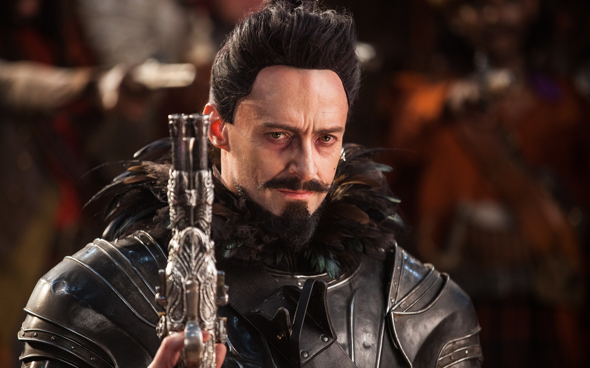 Hugh Jackman as Captain Backbeard in Pan (2015)