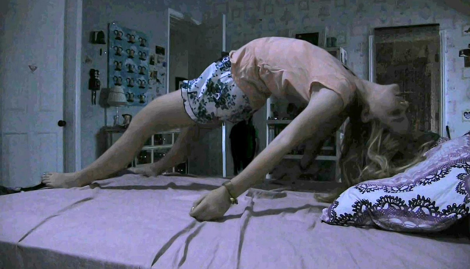 A levitated Kathryn Newton in Paranormal Activity 4 (2012)