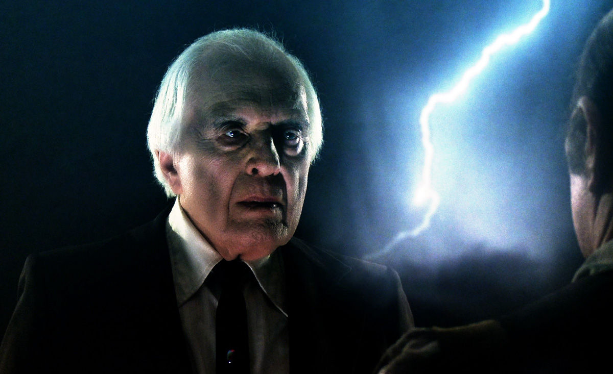 Angus Scrimm in his last ever appearance as The Tall Man in Phantasm: Ravager (2016)