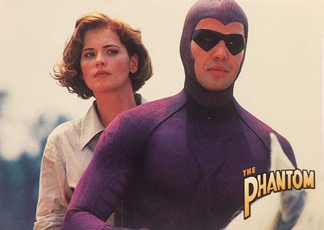 The Phantom (Billy Zane) and Diana Palmer (Kristy Swanson) in The Phantom (1996)