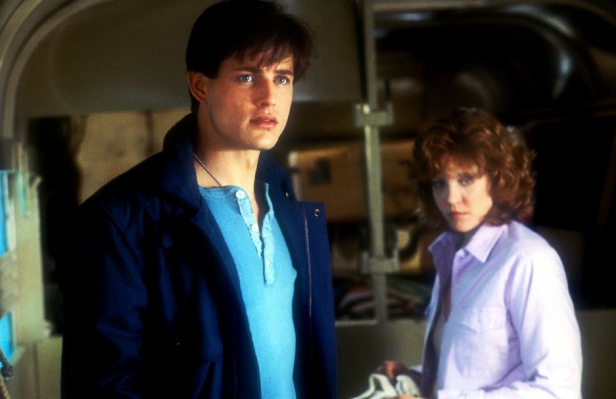 Cross-time love story - Michael Paré and Nancy Allen in The Philadelphia Experiment (1984)