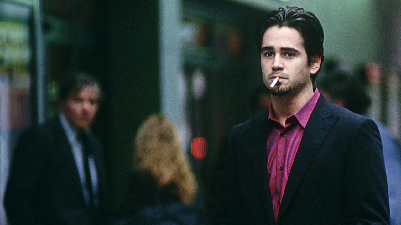 Colin Farrell as self-centered publicist Stu Shepherd in Phone Booth (2002)