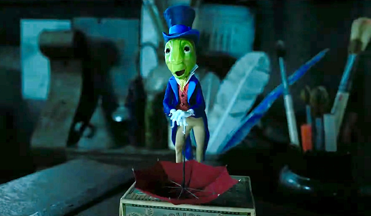 Jiminy Cricket (voiced by Joseph Gordon Levitt) in Pinocchio (2022)