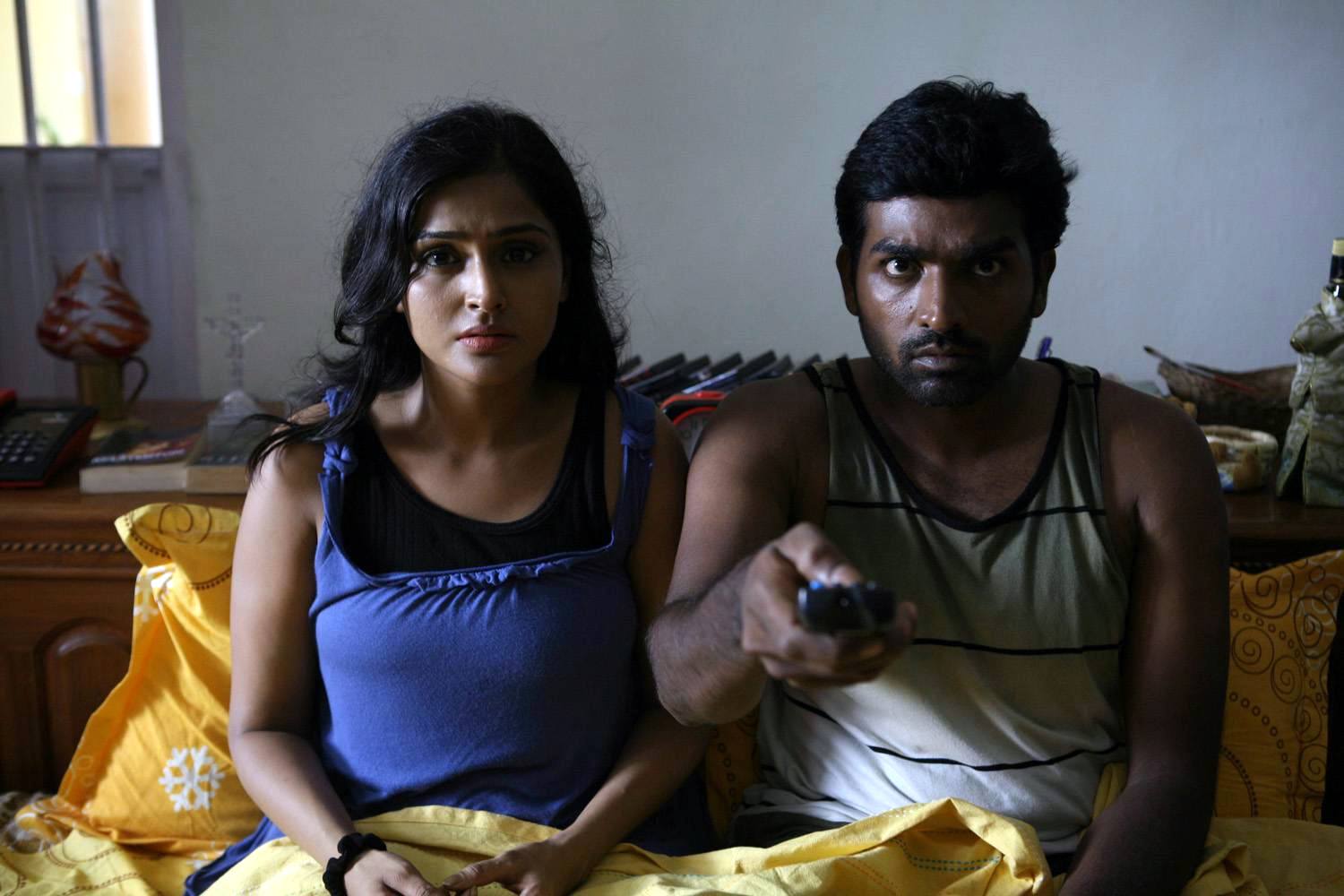 Ramya Nabeeshan and Vijay Sethupathi in Pizza (2012)