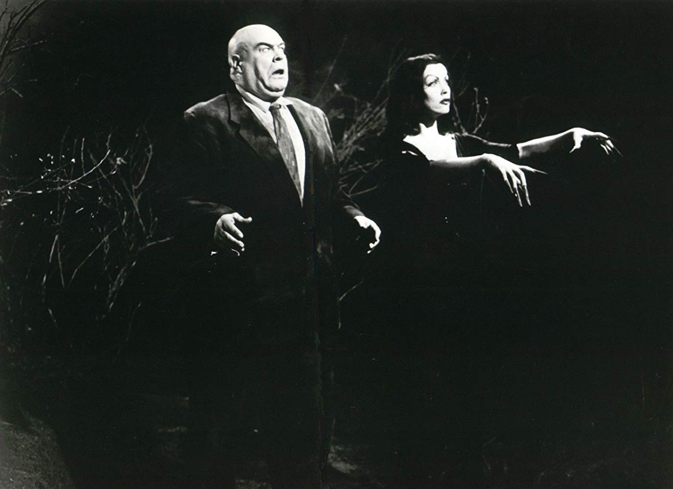 Tor Johnson and Vampira rise from the dead in Plan 9 from Outer Space (1959)