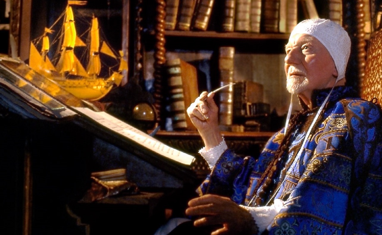 John Gielgud as Prospero in Prospero's Books (1991)
