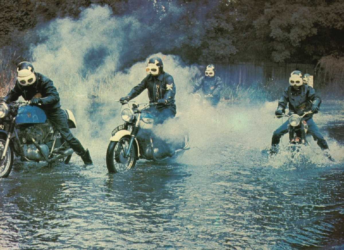 The Living Dead biker gang in Psychomania (1973)
