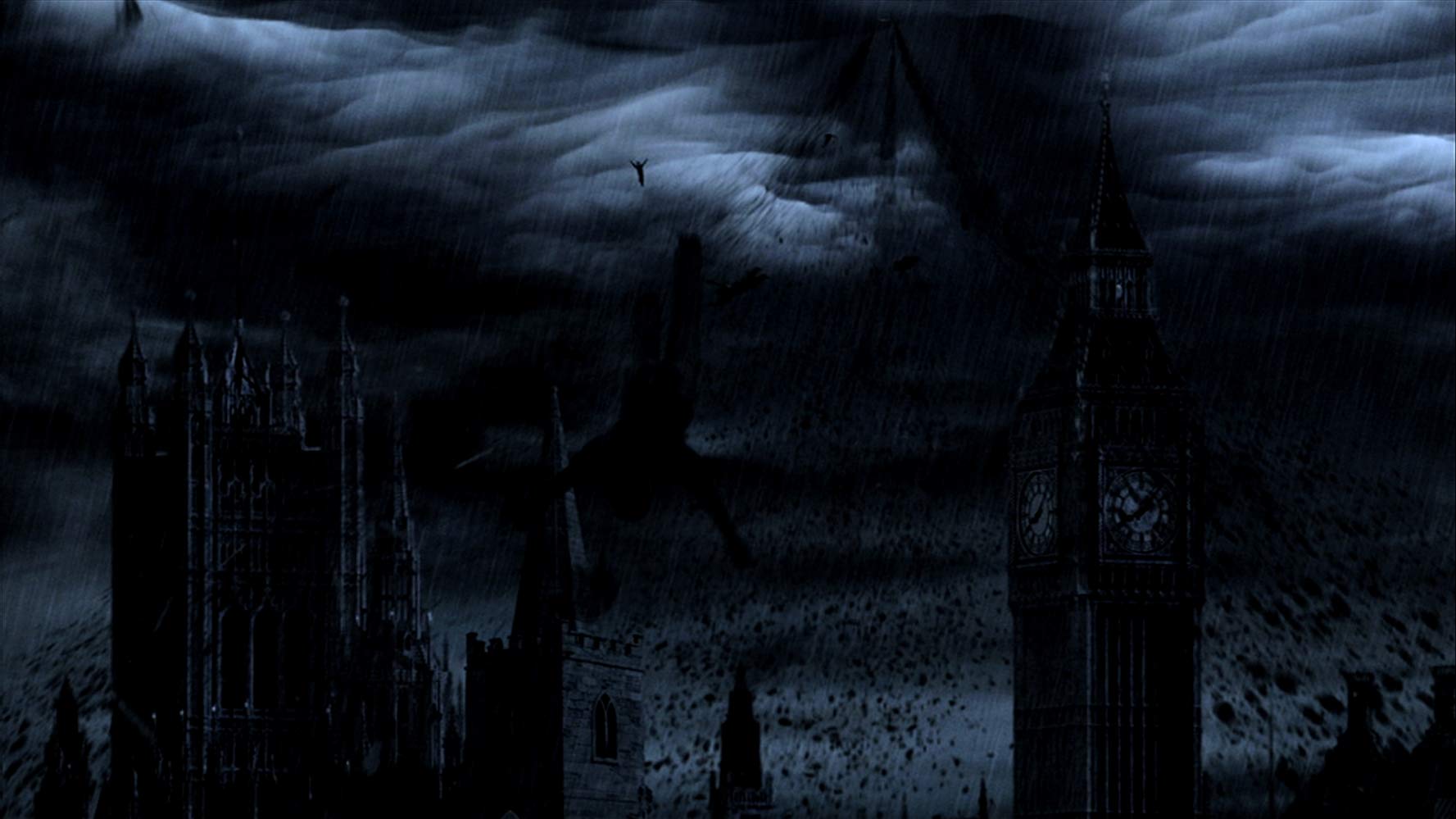London being sucked up into the vortex in Quantum Apocalypse (2010)
