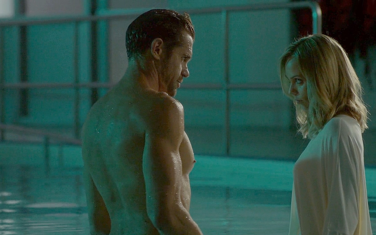 A reconstructed Rose (Laura Vandervoort) seduces Stephen Huszar in Rabid (2019)