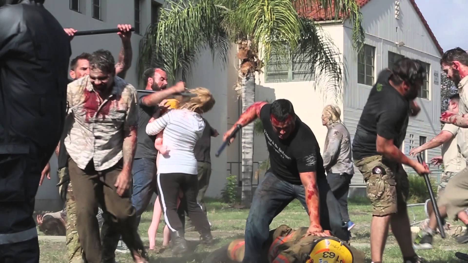 Military vets against zombies in Range 15 (2016)