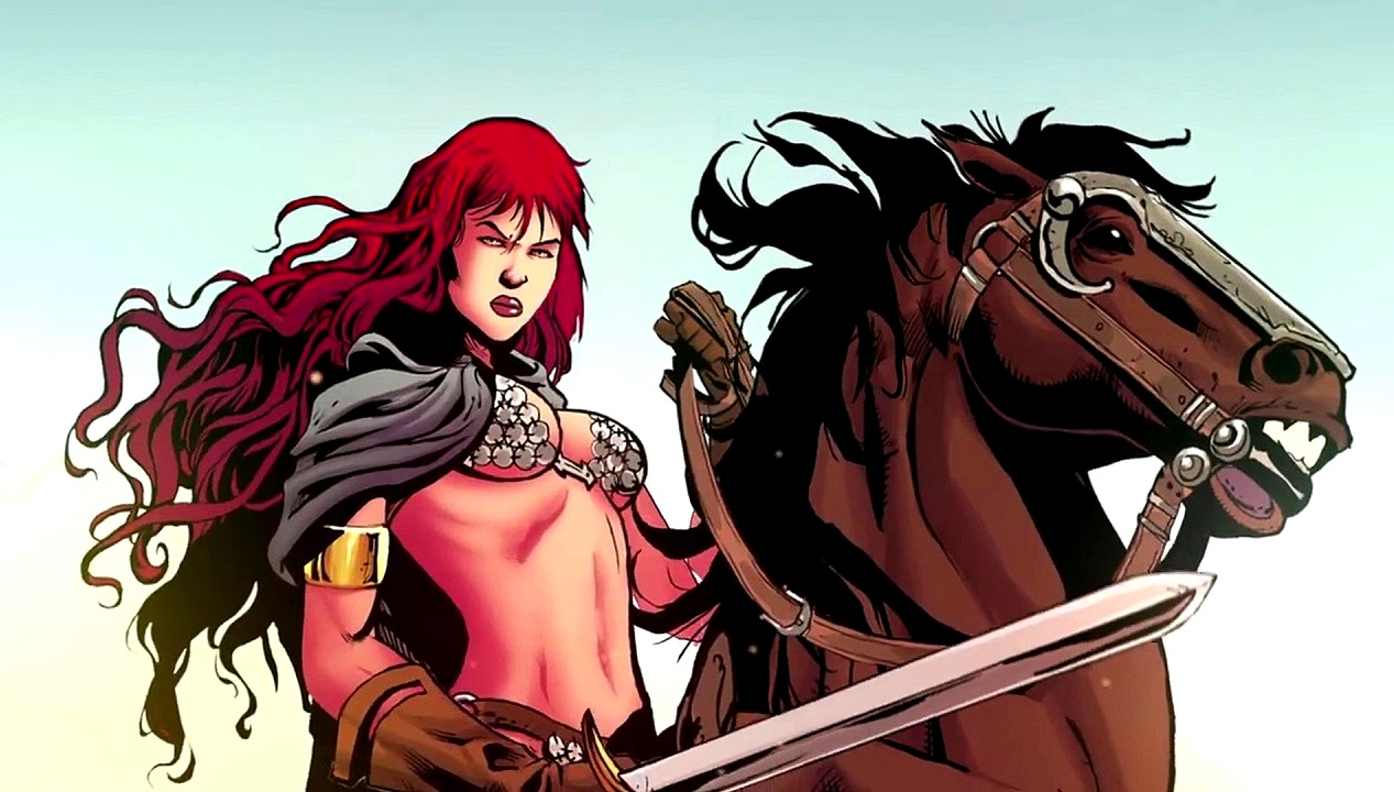 Red Sonja (voiced by Misty Lee) in Red Sonja, Queen of Plagues (2016)