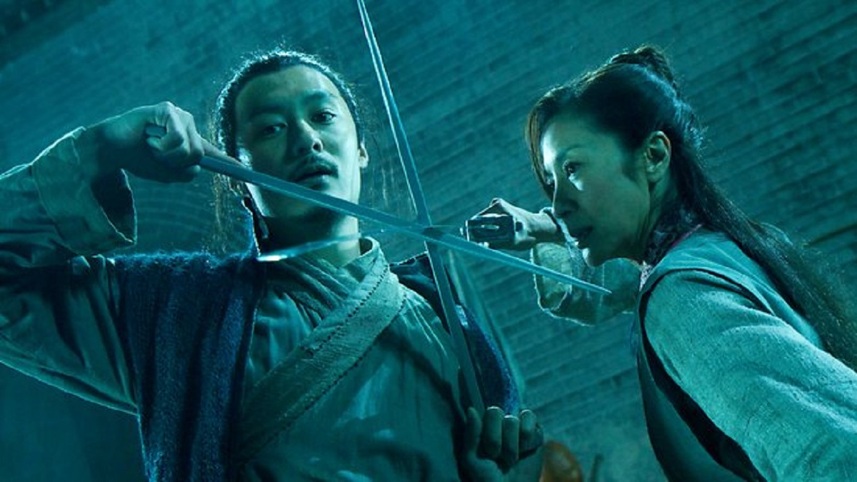 Shawn Yue and Michelle Yeoh in combat in Reign of Assassins (2010)