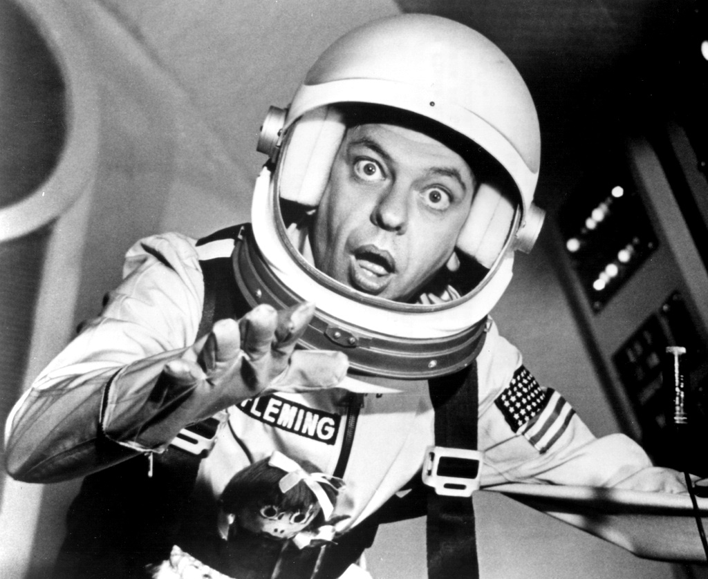 Don Knotts in space in The Reluctant Astronaut (1967)