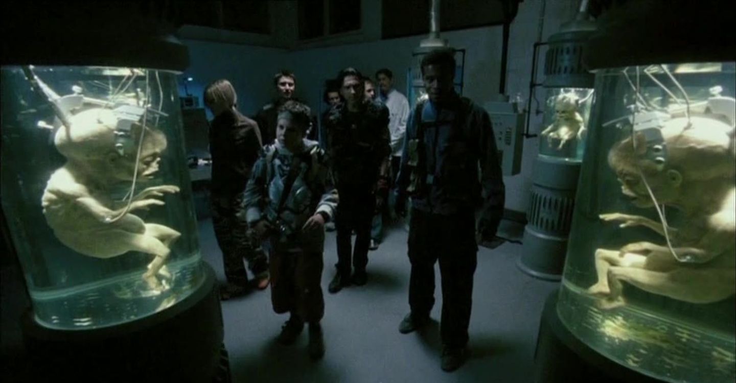 Zombie experiments in Return of the Living Dead Necropolis (2005)