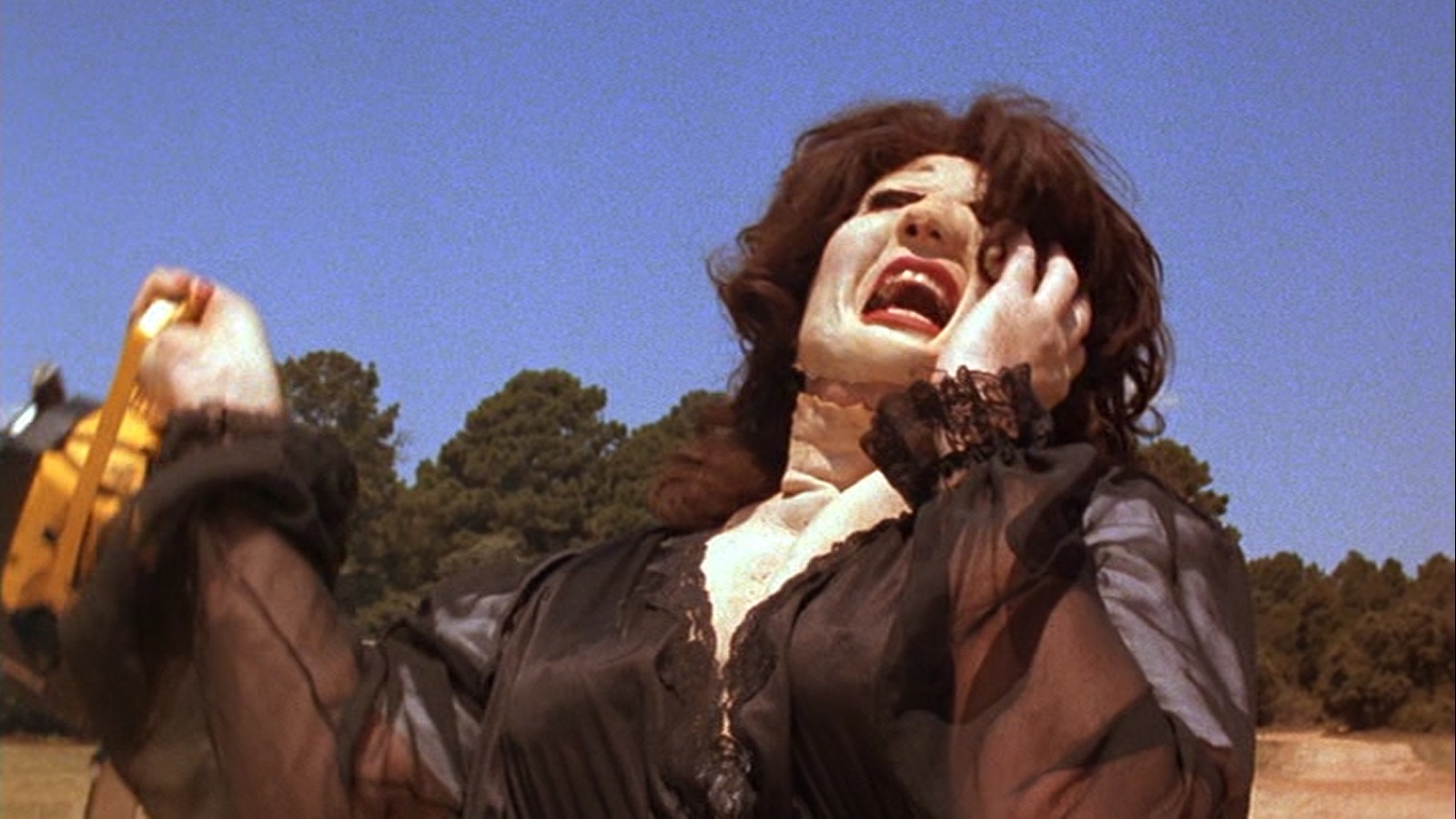 Robert Jacks as a cross-dressing Leatherface in The Return of the Texas Chainsaw Massacre (1994)