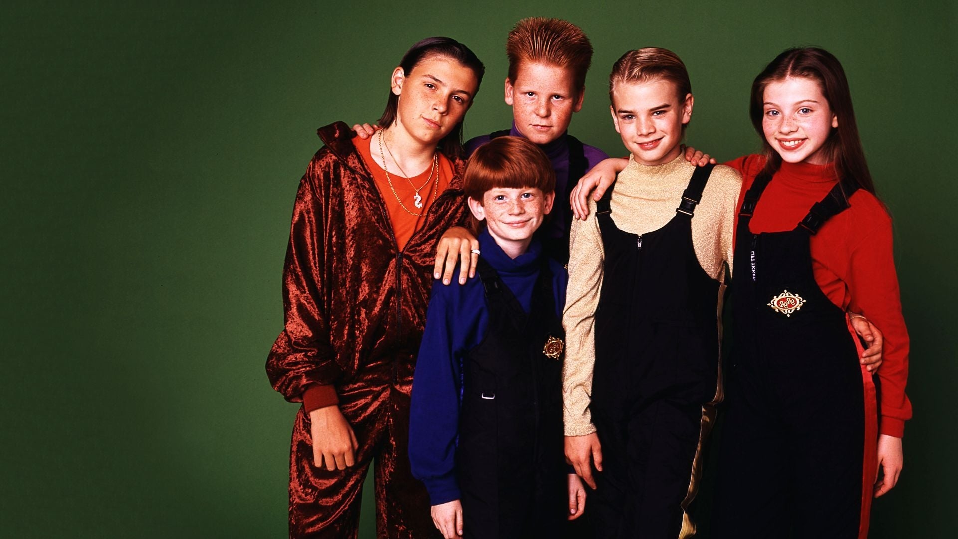 Jake Richardson, Austin Stout, Blake Jeremy Collins, David Gallagher, Michelle Trachtenberg in Richie Rich's Christmas Wish (1998)
