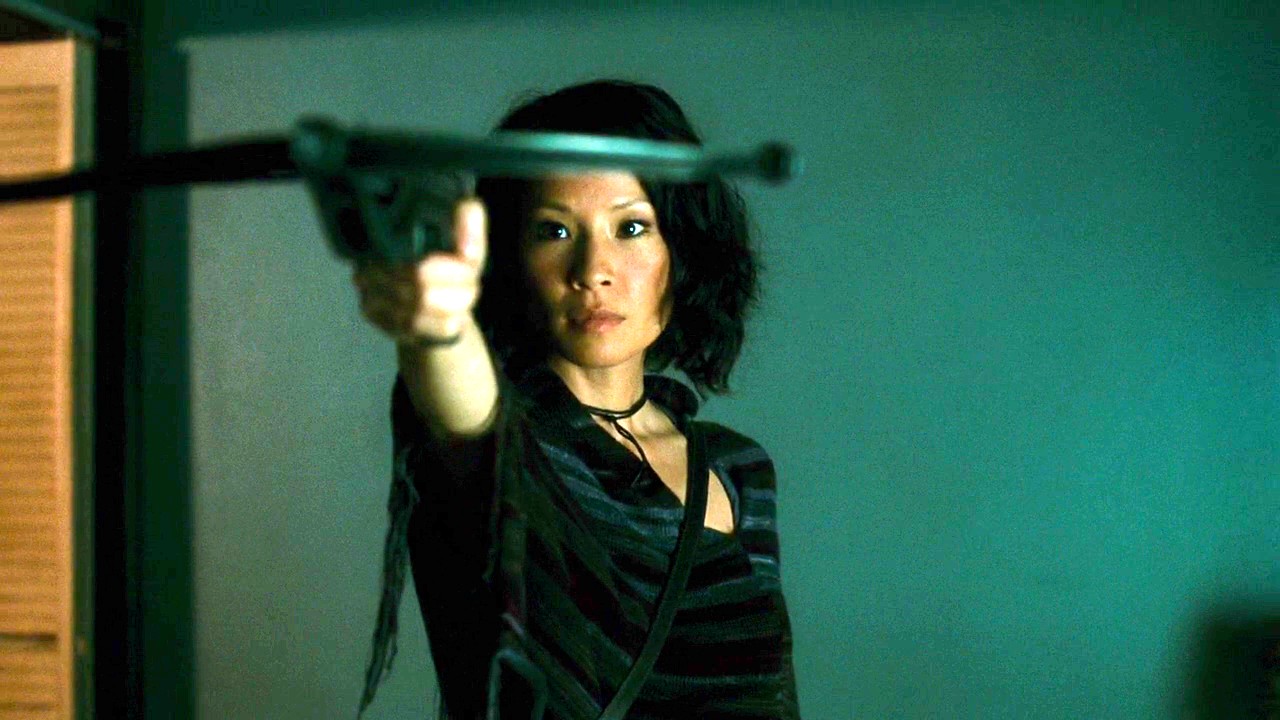 Lucy Liu vampire hunter in Rise (2007)