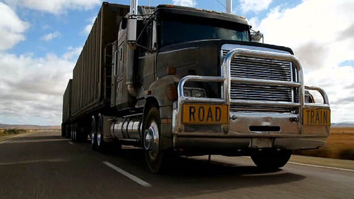 The killer truck in Road Train (2010)