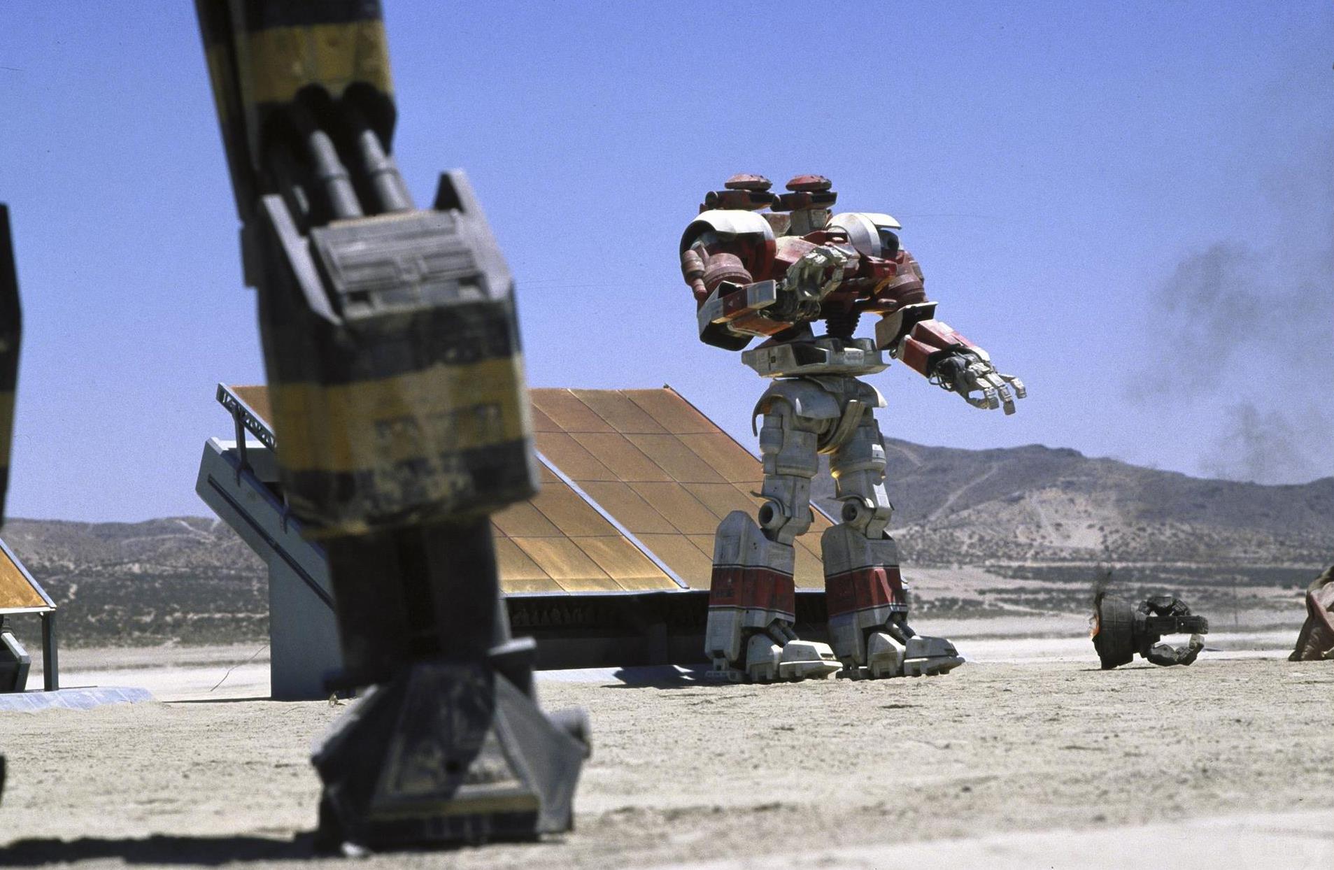 Transformer robots battle in Robot Jox (1990) 