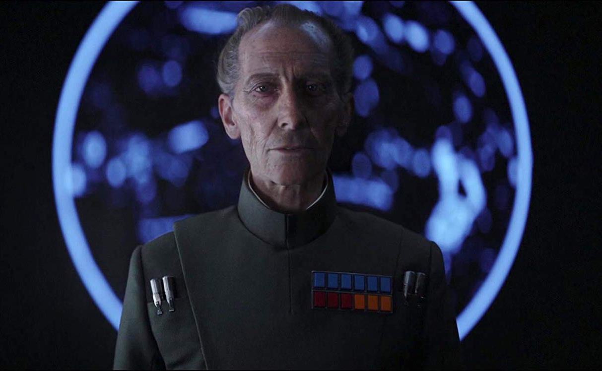 A digitally recreated Peter Cushing in Rogue One (2016)