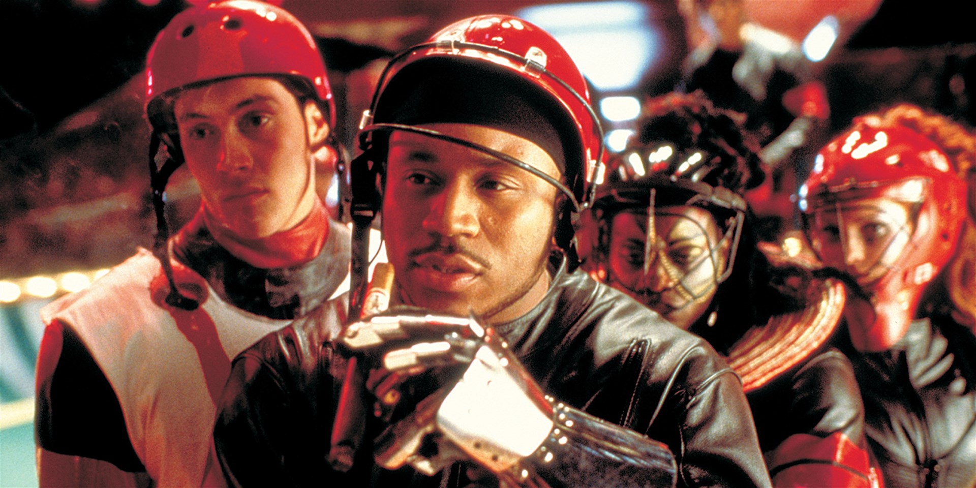 Chris Klein and Ll Cool J in Rollerball (2002)