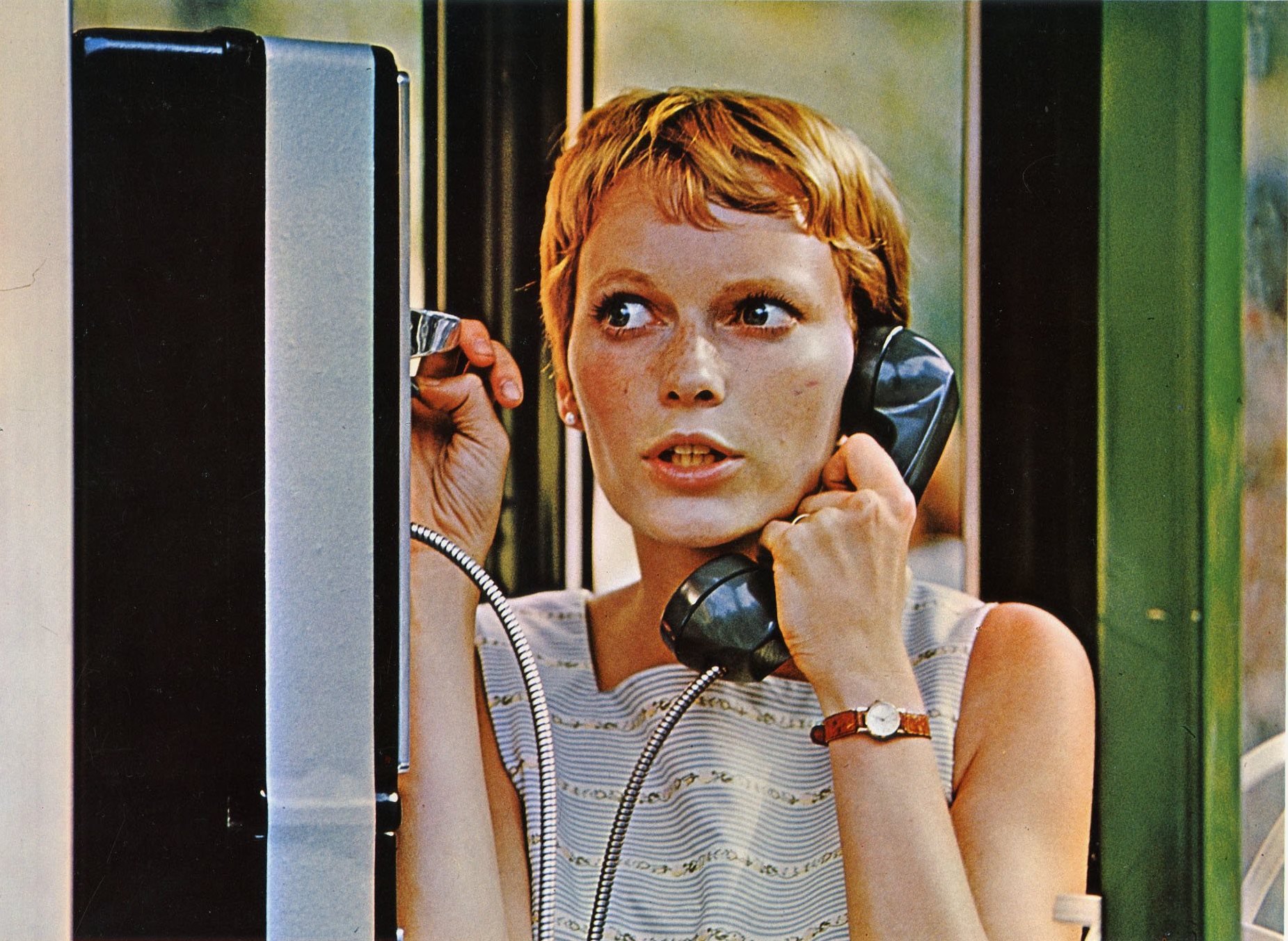 Rosemary (Mia Farrow) in Rosemary's Baby (1968)