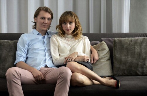 Writer Paul Dano and his ideal woman brought to life (Zoe Kazan also the film's screenwriter) in Ruby Sparks (2012)