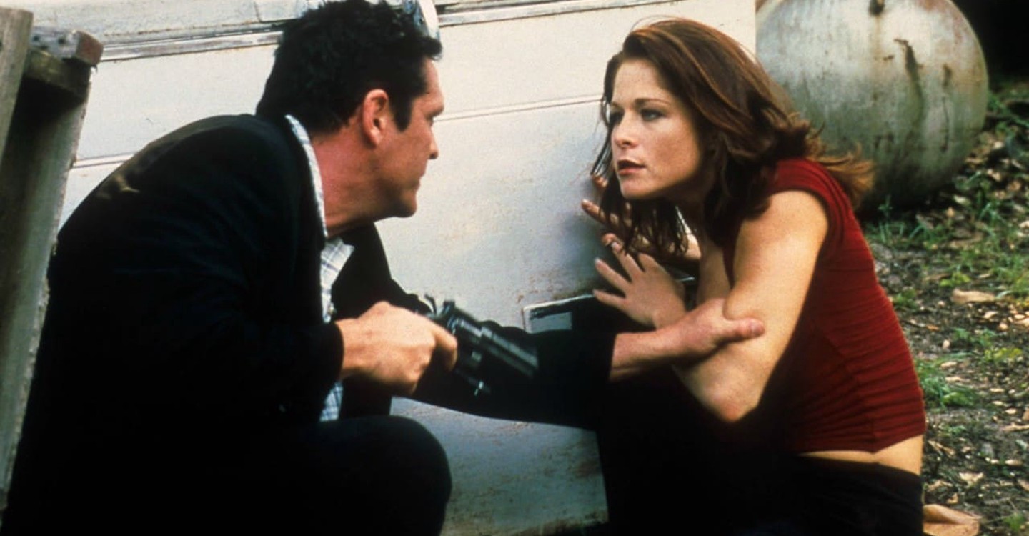 Michael Madsen and Jamie Luner in Sacrifice (2000)