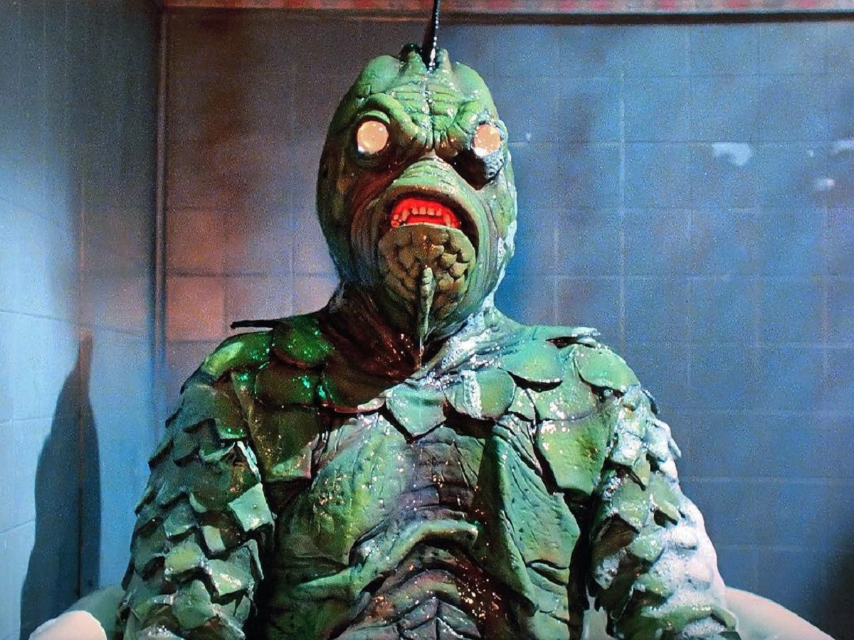 In a parody of The Creature from the Black Lagoon, the Gill Man appears in the bath in Saturday the 14th (1981)