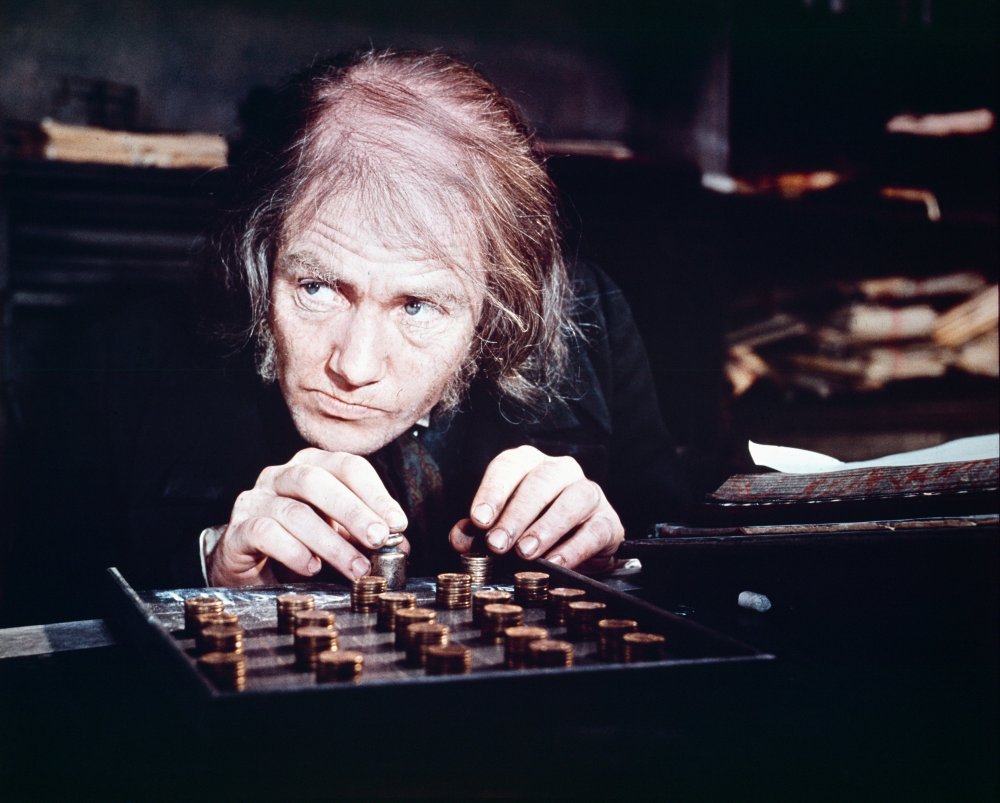 Albert Finney as Scrooge (1970)