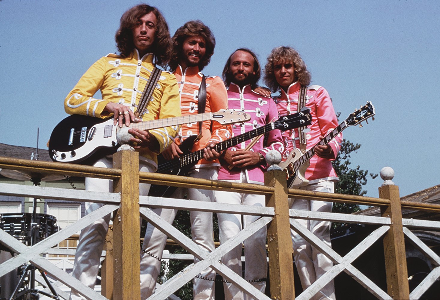 The Bee Gees with Peter Frampton as Sgt. Pepper’s Lonely Hearts Club Band