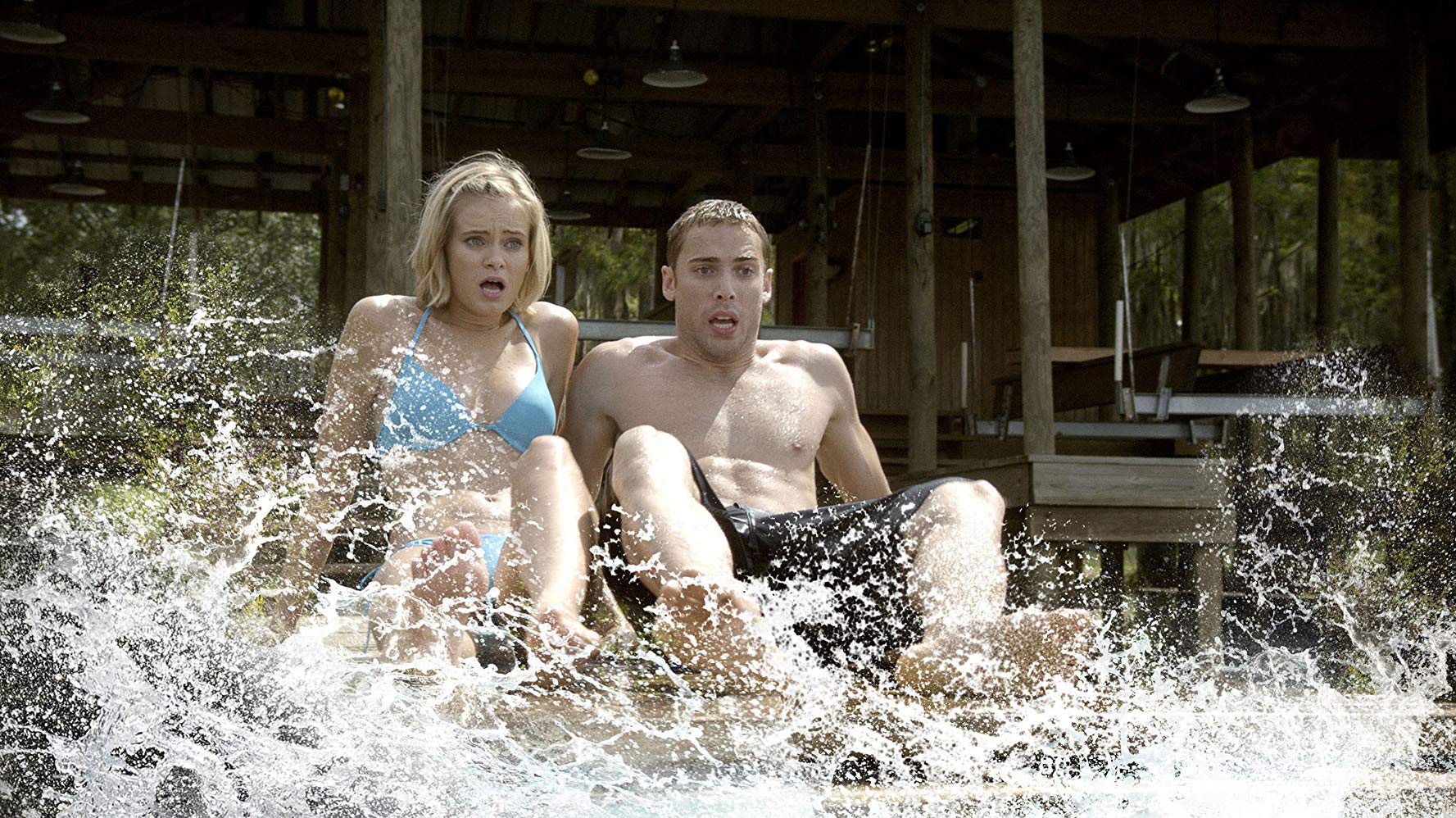 Sara Paxton and Dustin Milligan in Shark Night 3D (2011)