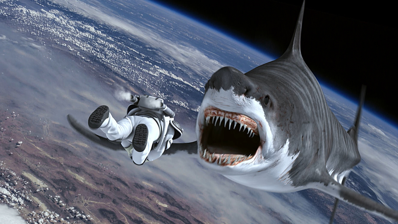 Sharks in space in Sharknado 3 Oh Hell No (2015) 3