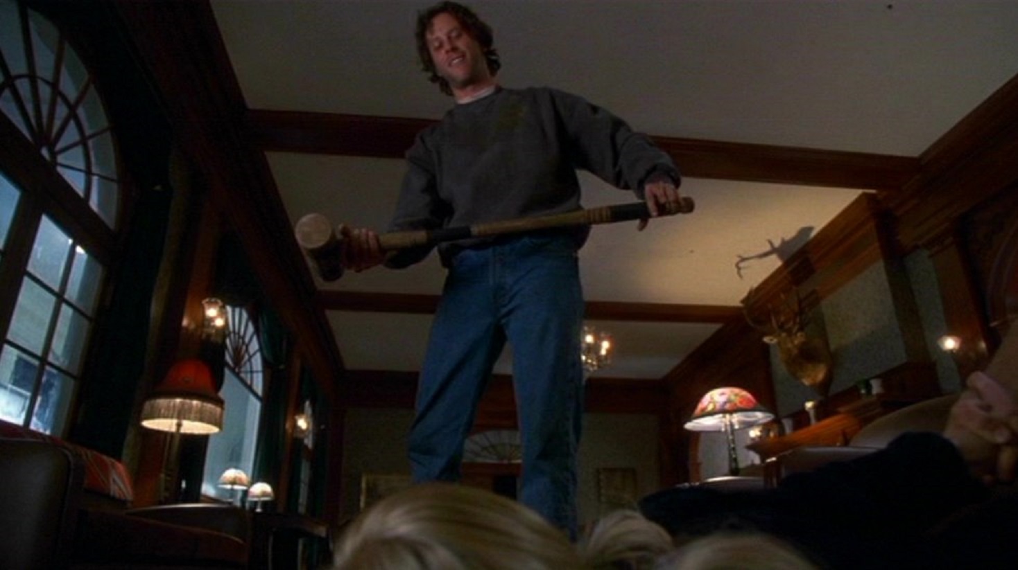 Steven Weber goes amok with a croquet mallet in The Shining (1997)