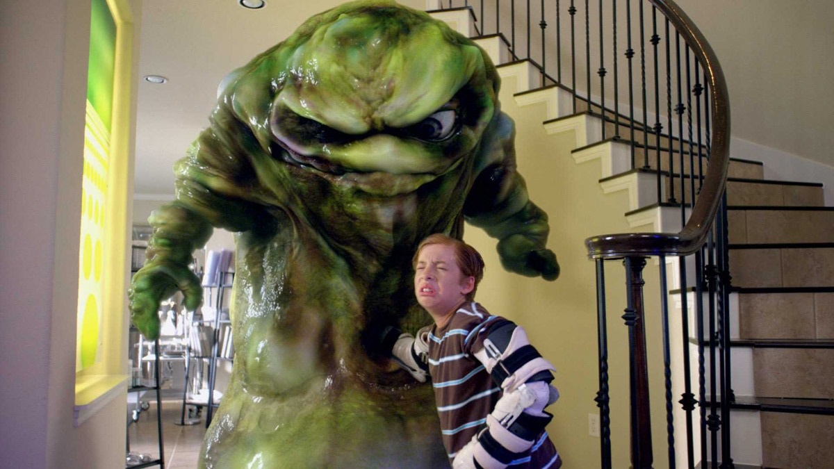 Jimmy Bennett wishes up a booger monster in Shorts (2009)