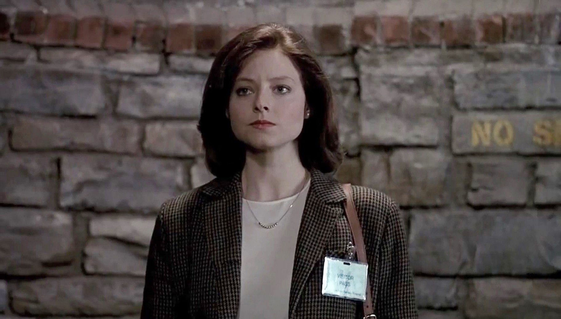 Trainee FBI agent Clarice Starling (Jodie Foster) in The Silence of the Lambs (1991)