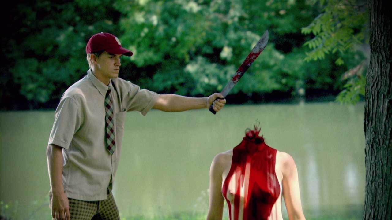 Psycho Jason Mewes beheads Nicole Arbourin Silent But Deadly (2011)