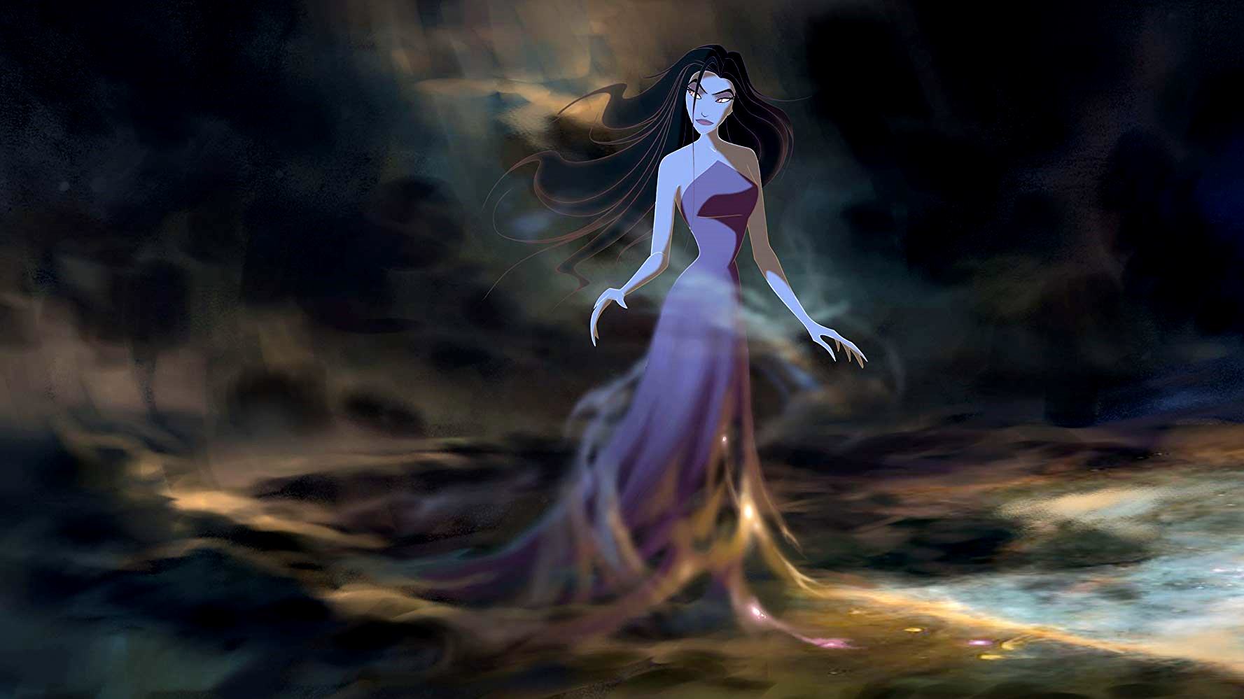 The goddess Eris (voiced by Michelle Pfeiffer) in Sinbad: Legend of the Seven Seas (2003)