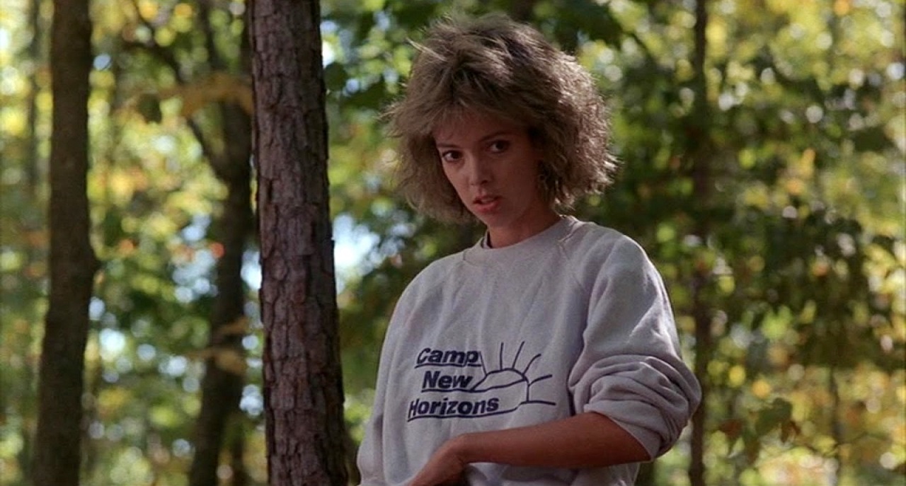 Pamela Springsteen back again as Angela in Sleepaway Camp 3: Teenage Wasteland (1989)