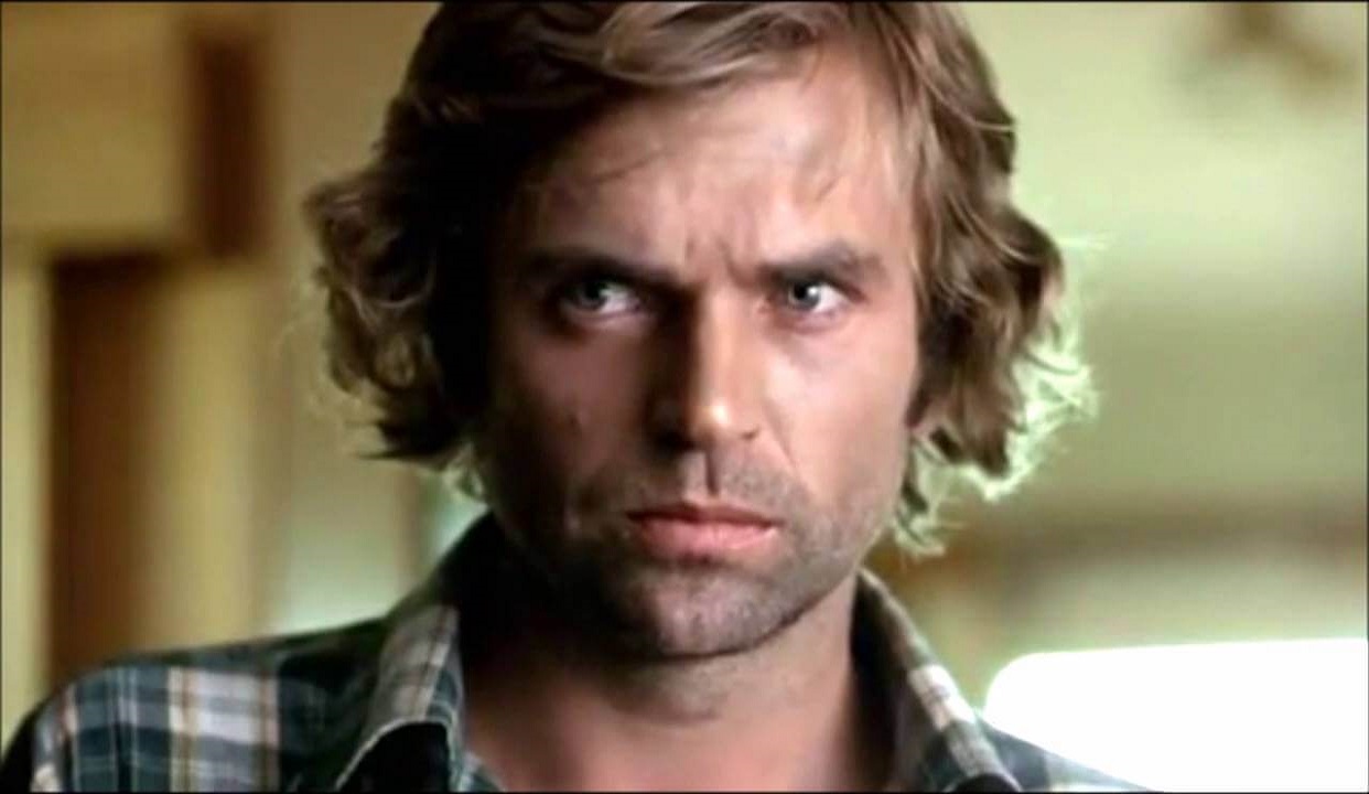 Sam Neill in his first film role as Smith in Sleeping Dogs (1977)