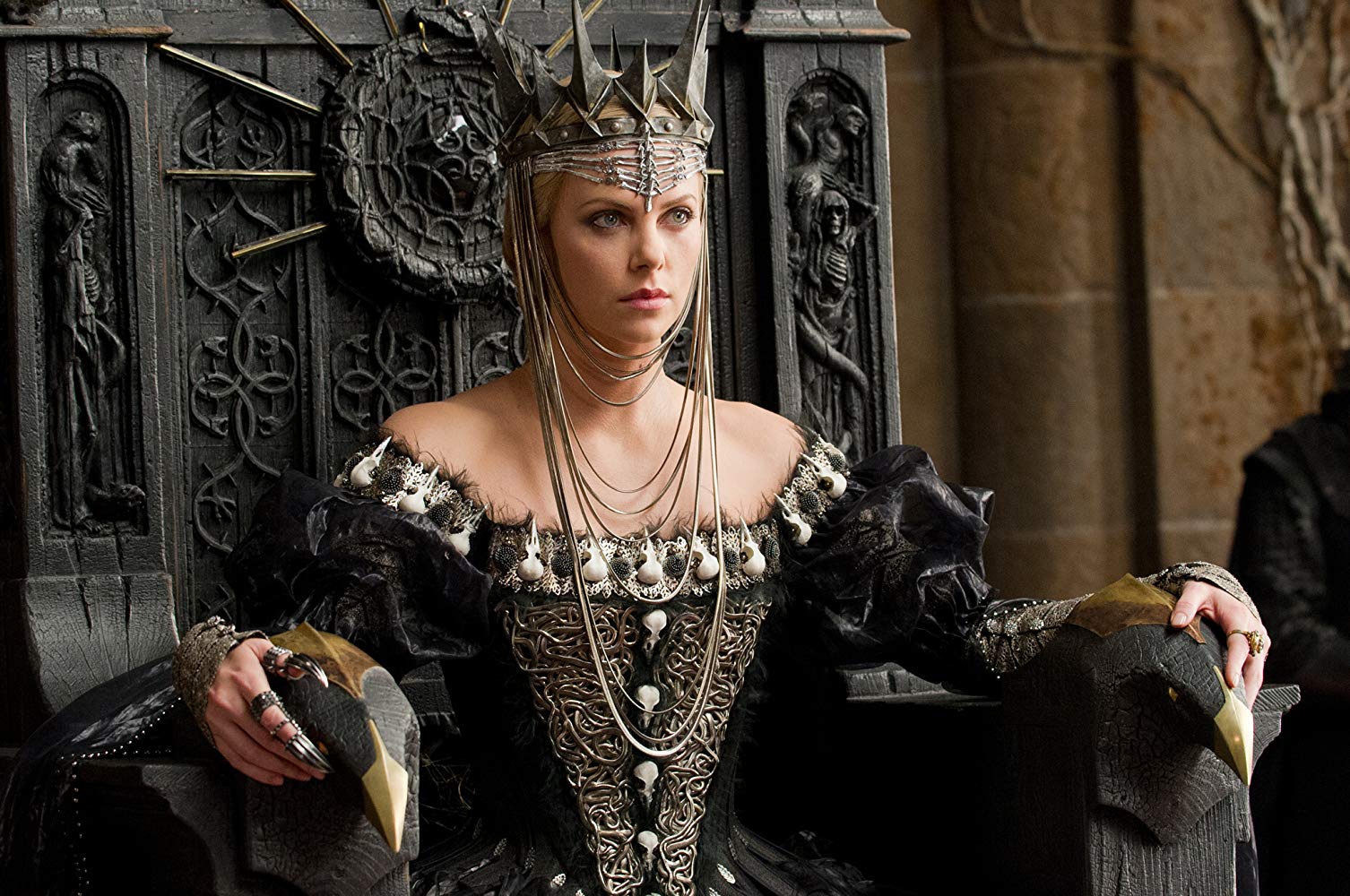 Charlize Theron as the Wicked Witch, Queen Ravenna in Snow White and the Huntsman (2012)