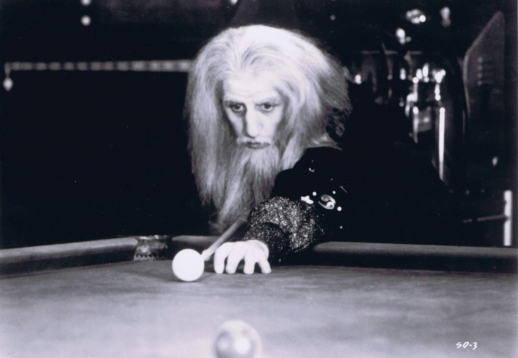 Ringo Starr (also the films producer) as a pool-playing Merlin the Magician in Son of Dracula (1974)